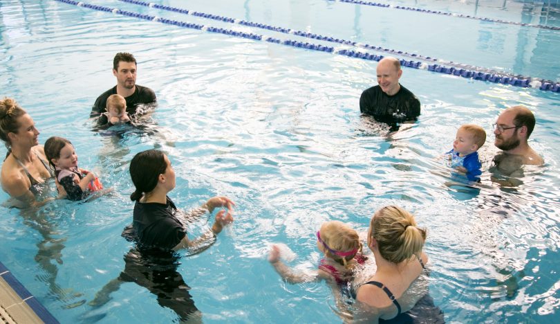 Swim class at Stellar Swim