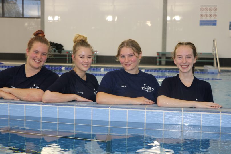 Stellar Swim instructors Steph, Jess, Alice and Lilly