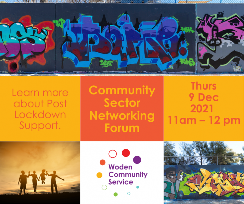 Community Sector Networking Forum event poster