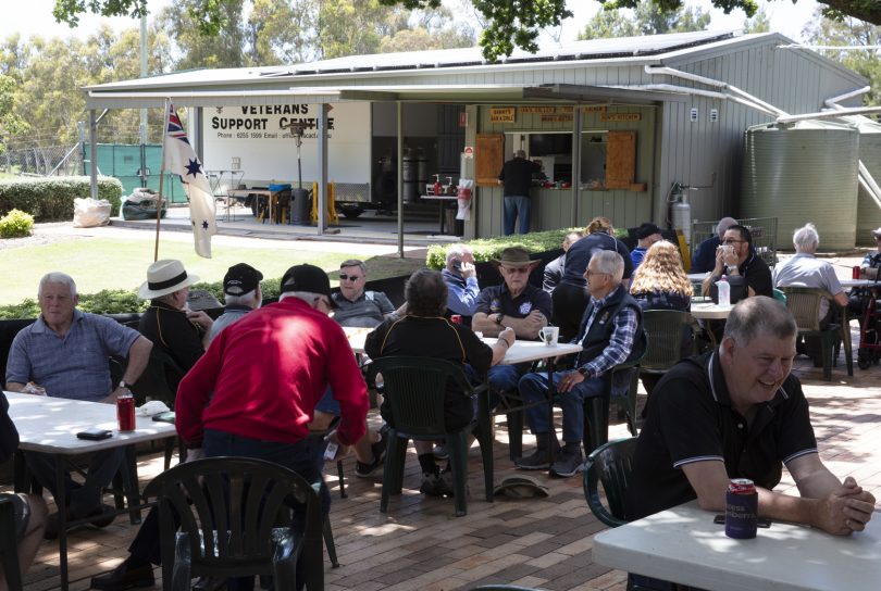 People sitting at tables