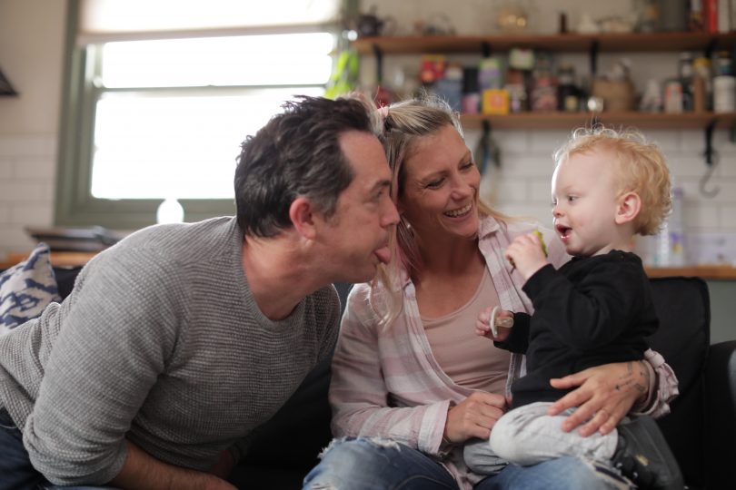Heidi, Nikolas and their son, Jake