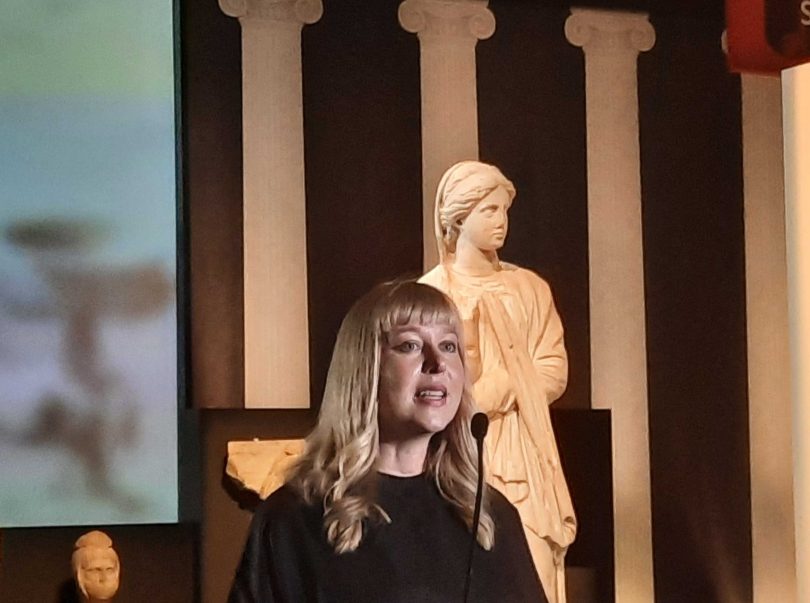 Dr Lily Withycombe at National Museum of Australia