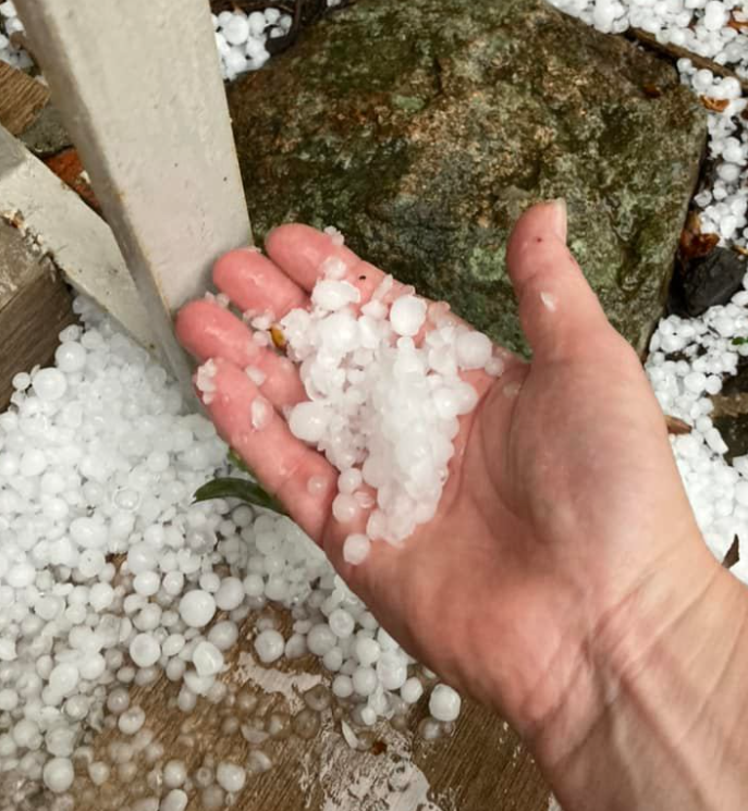 Hail in Kambah