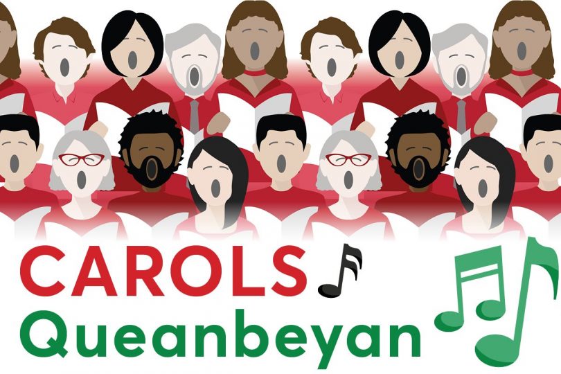 Carols Queanbeyan event poster 