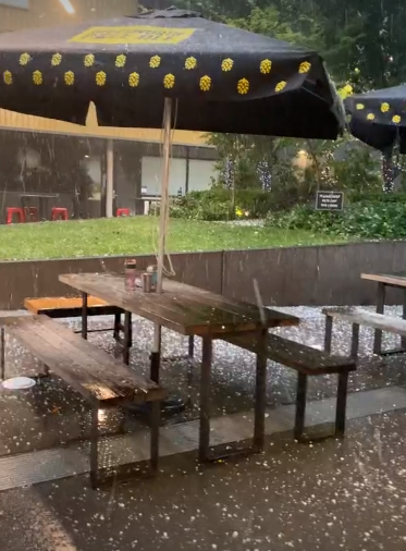 Hail at Kingston