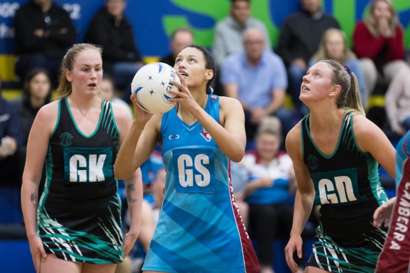 Canberra Netball Association goal-shooter Nalani Makunde