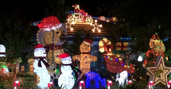 Light and bright in Wright: suburban Christmas display bringing joy to local community