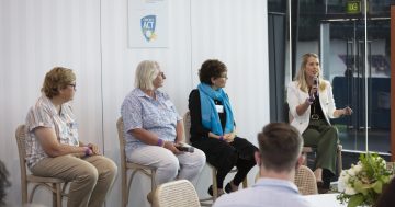 Canberra's female leaders eat cricket for breakfast at Women's Ashes event