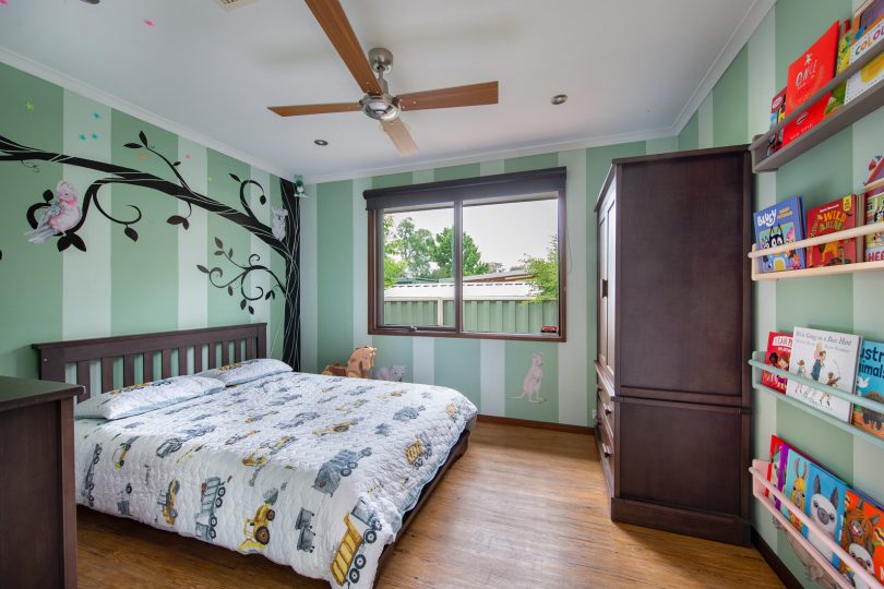 Children's bedroom at Kambah property