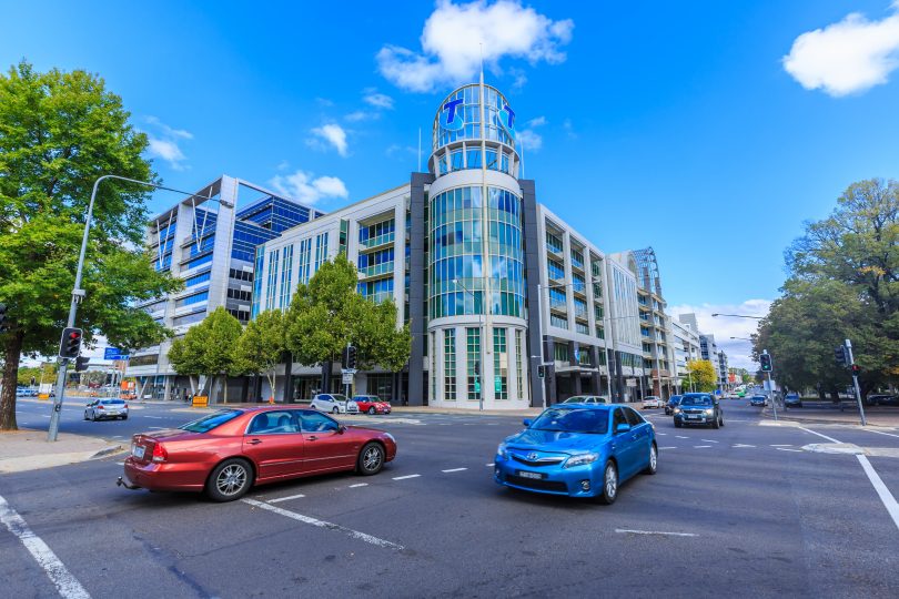 Traffic intersection in Civic