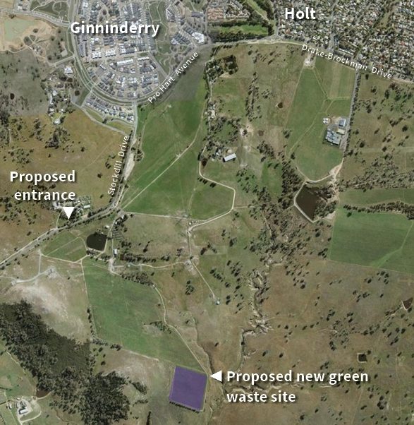 Proposed Belconnen green waste site