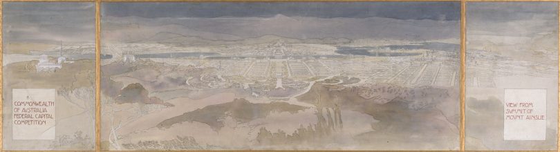 Marion Mahony Griffin’s artwork, 'View From Summit of Mount Ainslie'