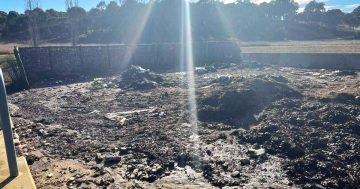 Moncrieff residents kick up a stink about sludge pit