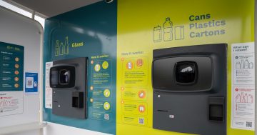 Canberra gets its first reverse vending machine for recyclable container deposits