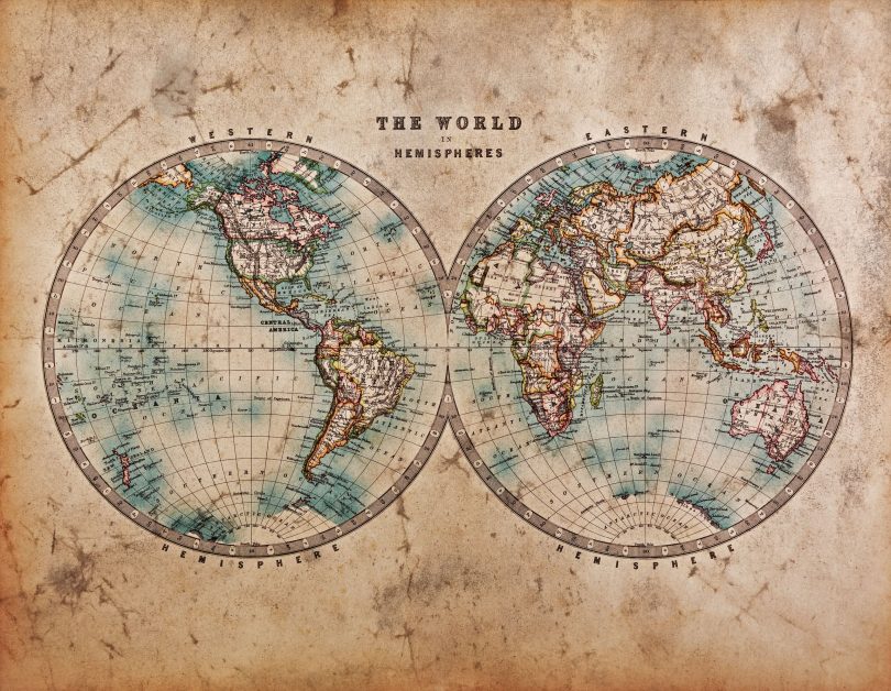 Map of the world