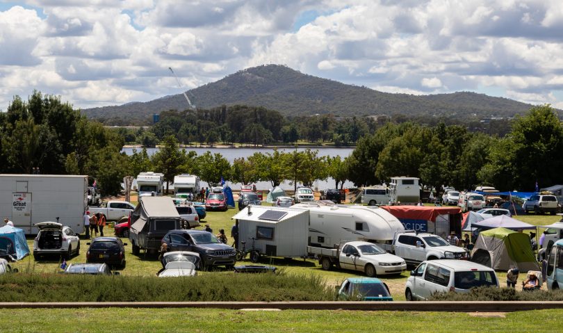 Canberra protesters