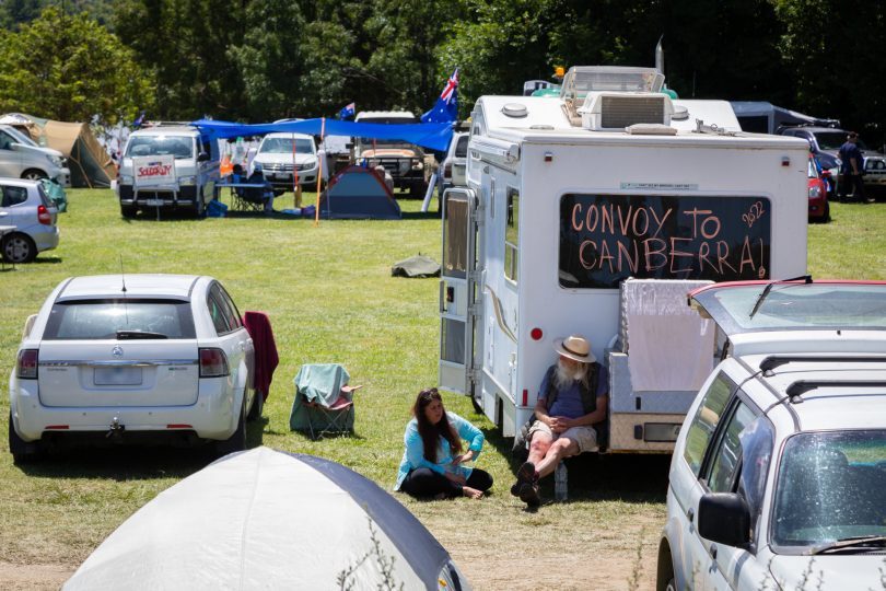 Convoy to Canberra protesters