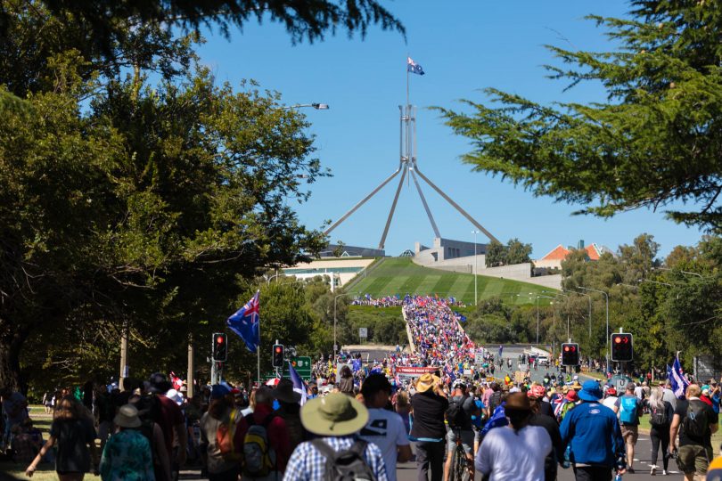 Convoy to Canberra protestors