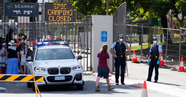 Four protestors arrested for illegally camping at Cotter