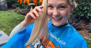 Anna takes back power, shaving her long locks for Leukaemia Foundation