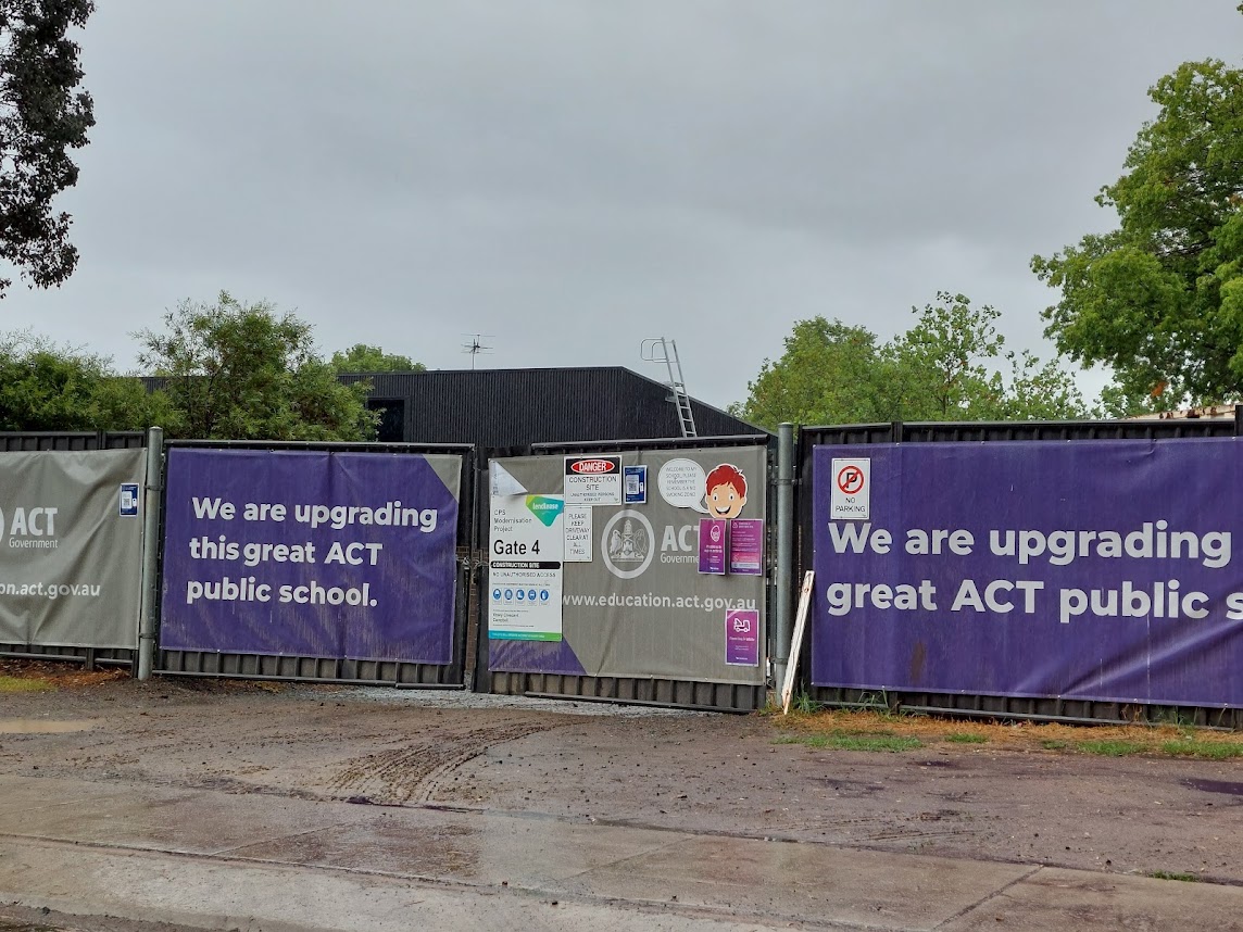 Construction work to Campbell Primary School