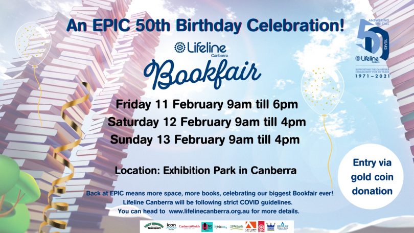 Lifeline CBR Bookfair 50th Celebration.