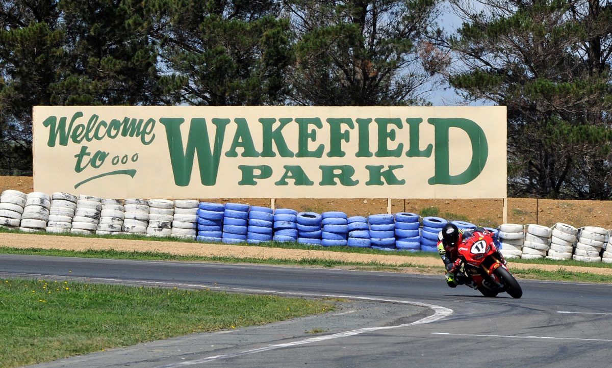 Motorbike at Wakefield Park