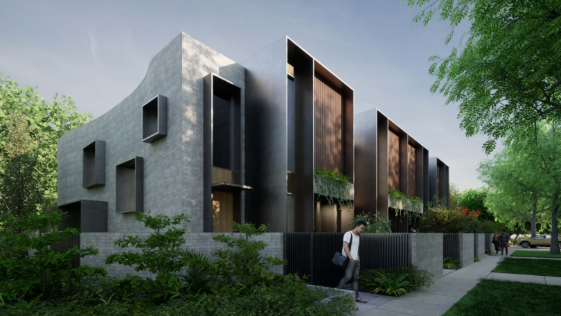 Proposed Deakin townhouses