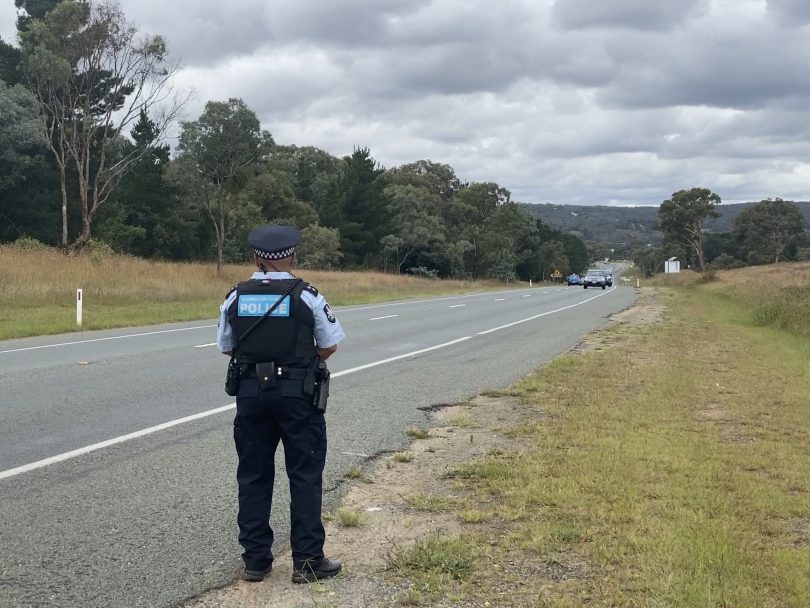 Police at Pialligo Avenue