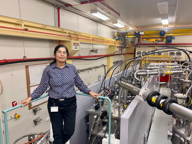 Professor Mahananda Dasgupta and ANU Heavy Ion Accelerator