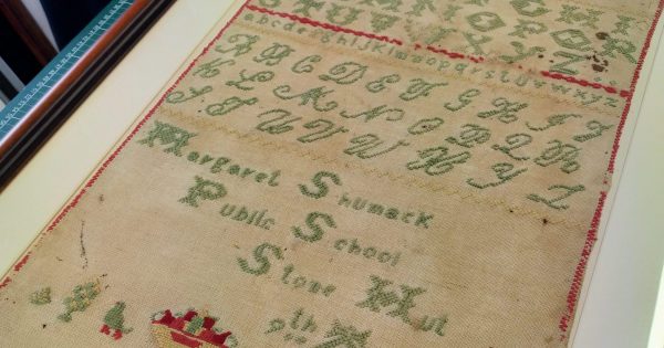 19th century needlework among provisional heritage listings