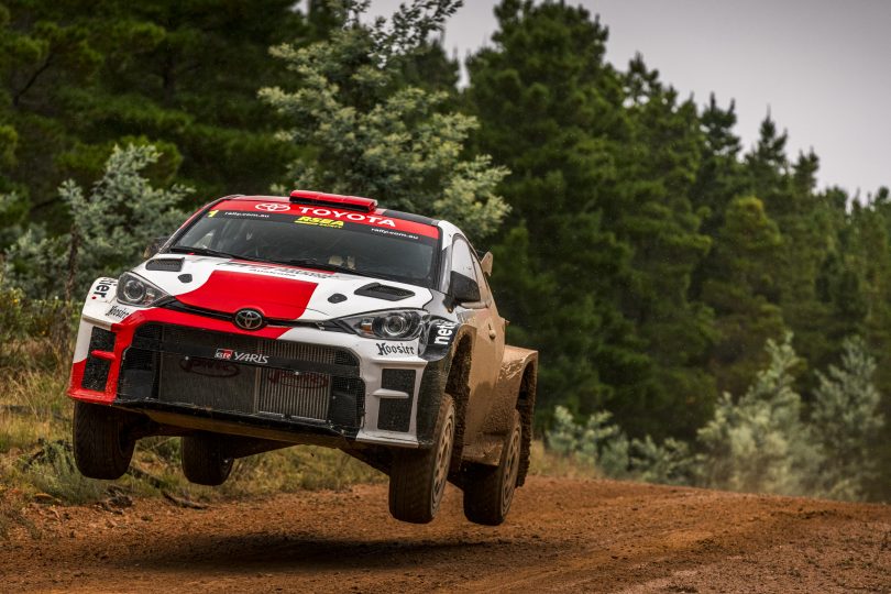 Harry Bates' rally car