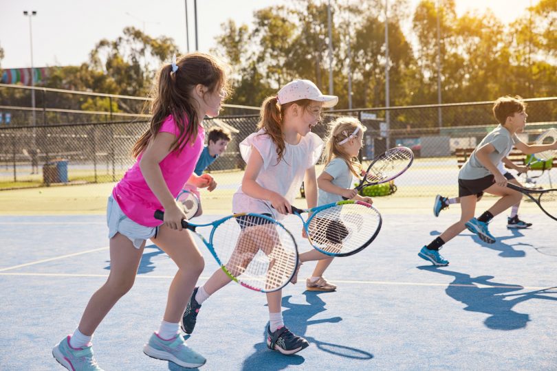 Canberra Girls Get Active Day. Photo: Tennis ACT.