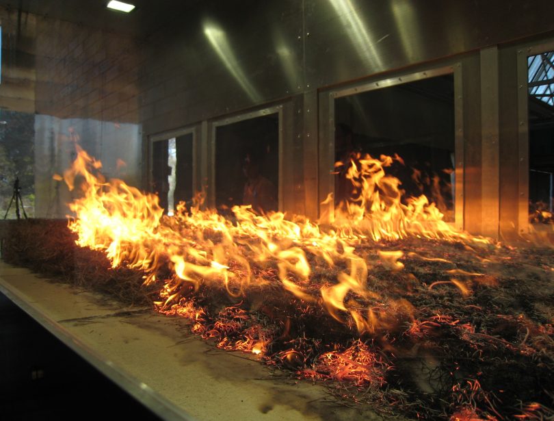 Pyrotron at CSIRO bushfire lab