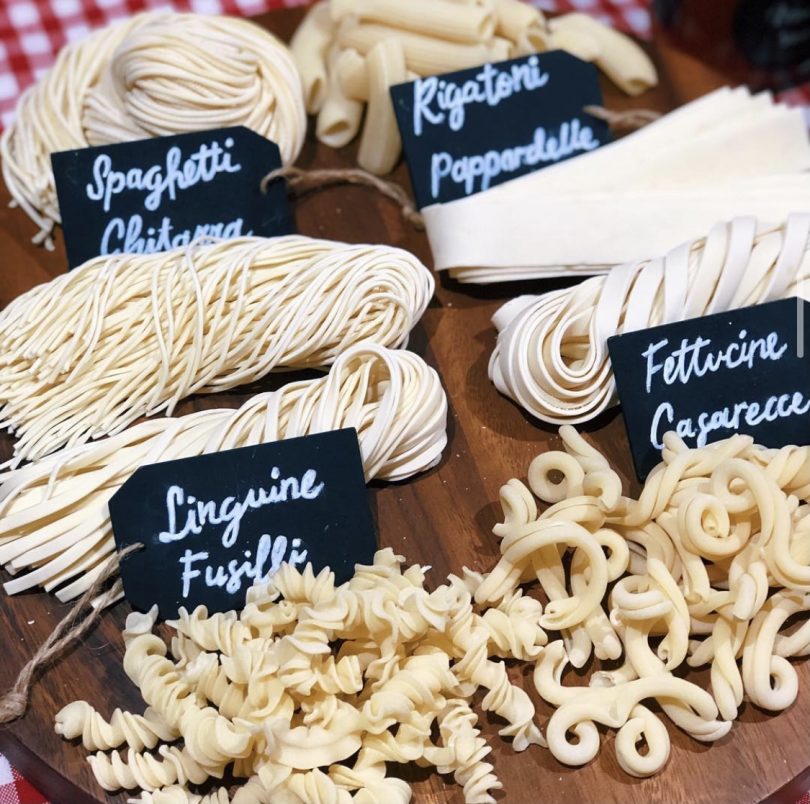 pasta shapes