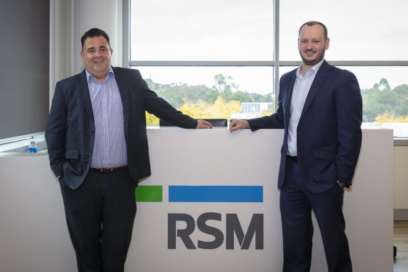 Andrew Fernance and Chris Oates at RSM HQ