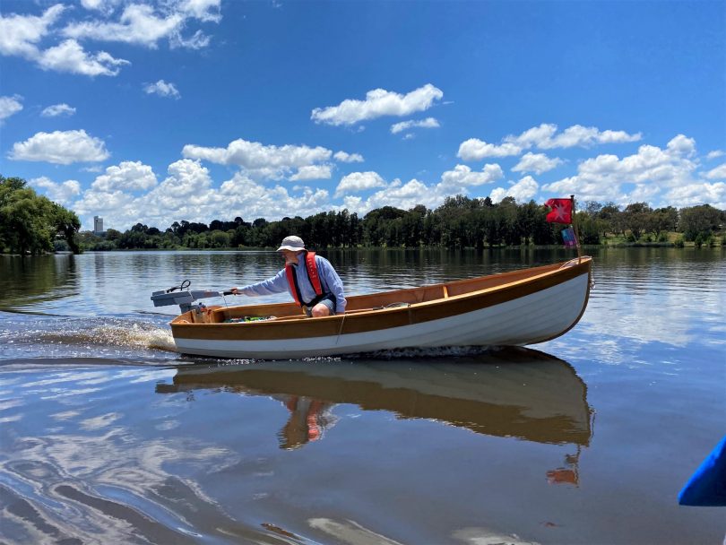 Man in a boat