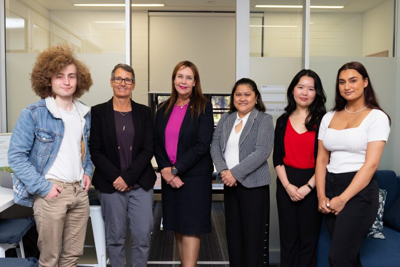 The team at the University of Canberra's Citizen Centred Justice clinic