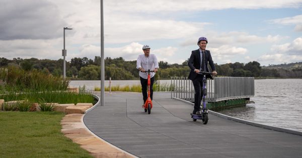 Canberra's e-scooters hit the south, go further west to make biggest network in the country