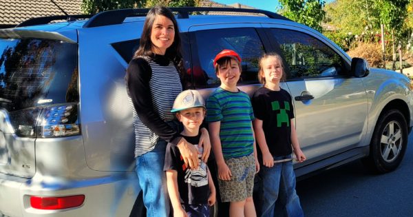 Gordon family on an EVenture to try out Canberra's electric transport