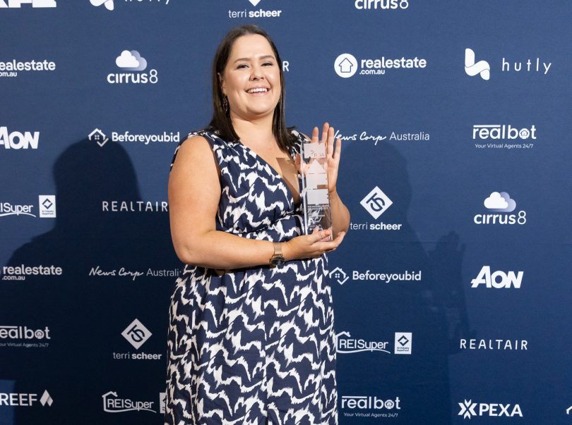 Emily Larsen from Independent Property Group took out the Residential Property Manager of the Year Award