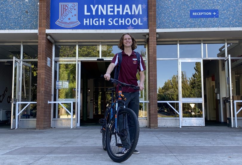 Lyneham High School captain James Etherington (15) is preparing his school to secure a Guinness World Record.