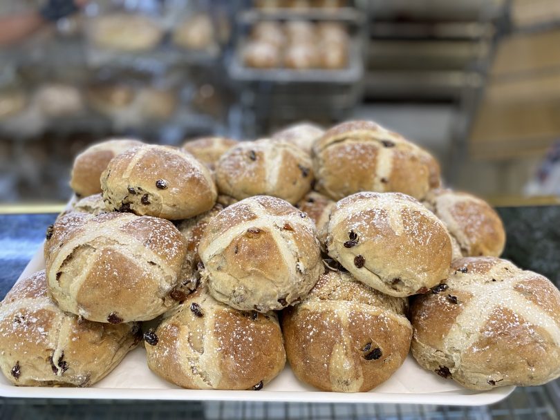 Danny's Bakery hot cross buns