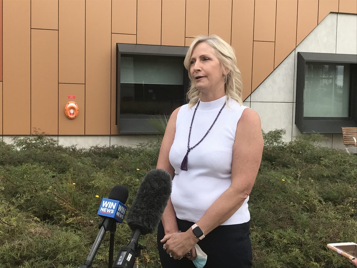 Gloria Gardiner outside long COVID clinic