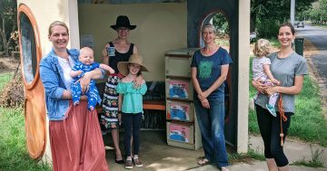 Old bus stop turned street pantry always open to locals in need