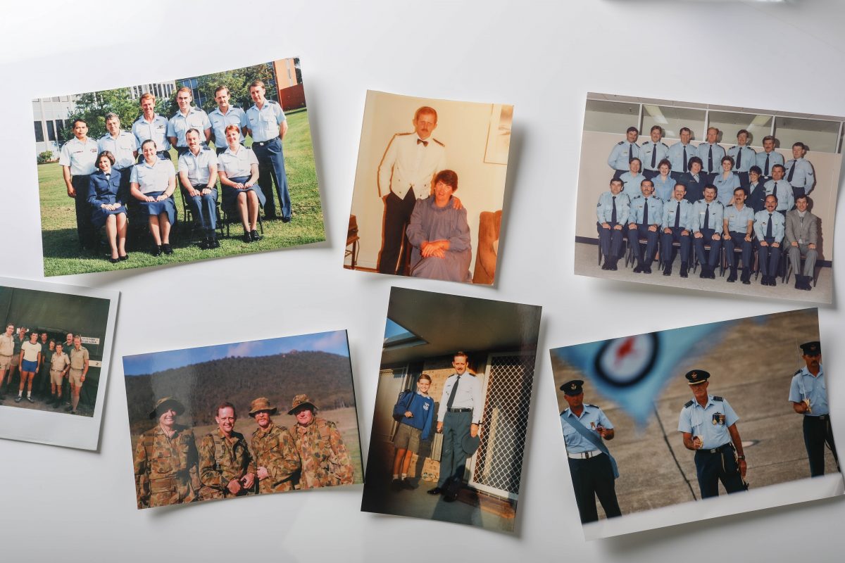 old photographs of Nigel Biginell in the air force