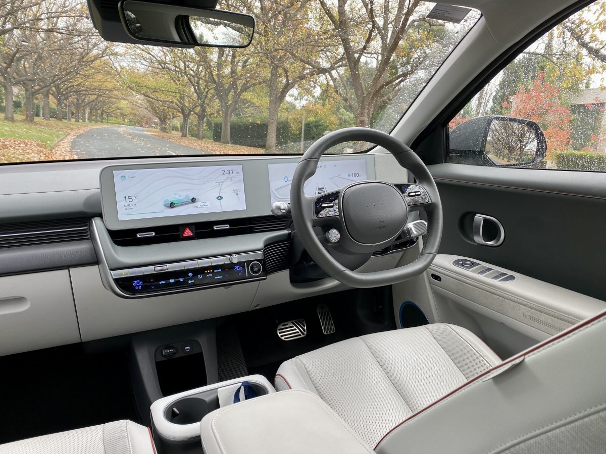 Interior of the Hyundai