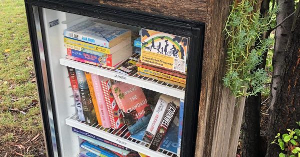 You are welcome to talk in Canberra's street libraries