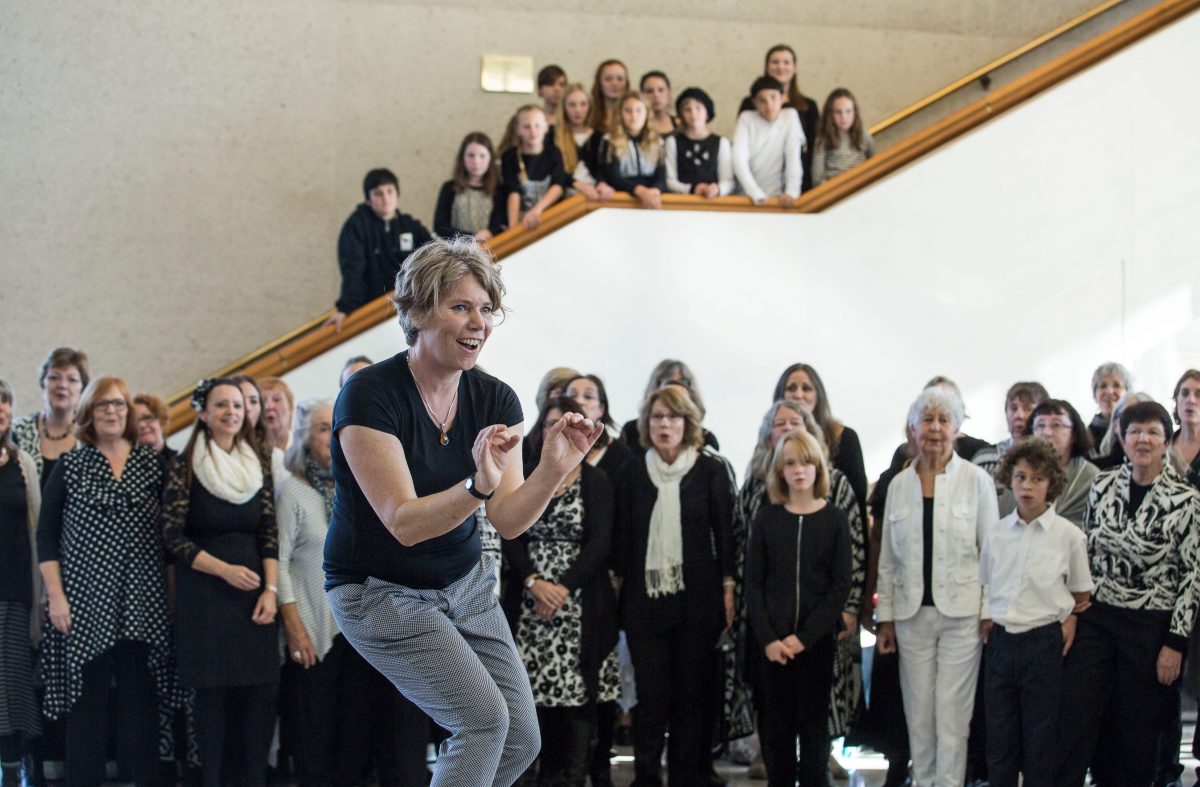 The Pop Up Choir at the High Court of Australia