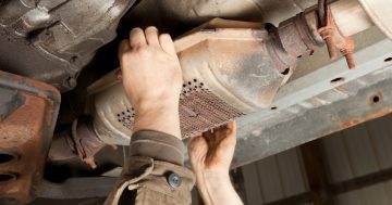 Hidden treasures in car exhausts hot target for Canberra's opportunistic thieves